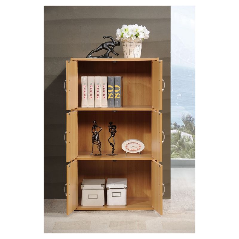 Storage Cabinet Mahogany - Hodedah Import