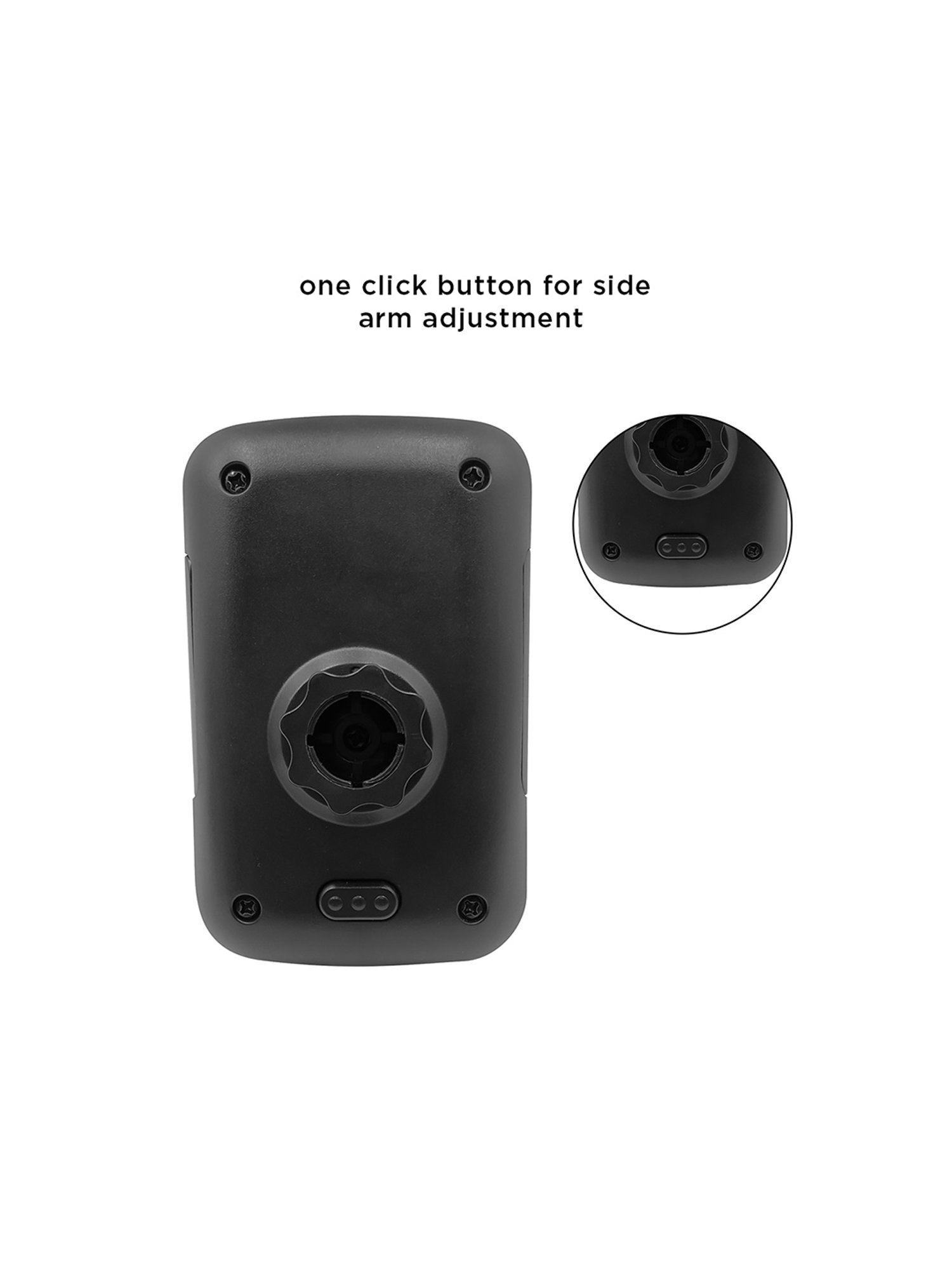 Stuffcool Captis Windshield/Dashboard Car Mount Holder for Smartphones - Black