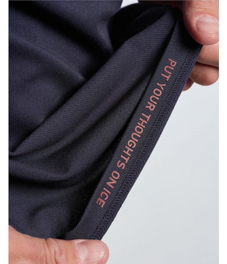 RHONE Delta Pique Short-Sleeve UV Protection Polo Shirt