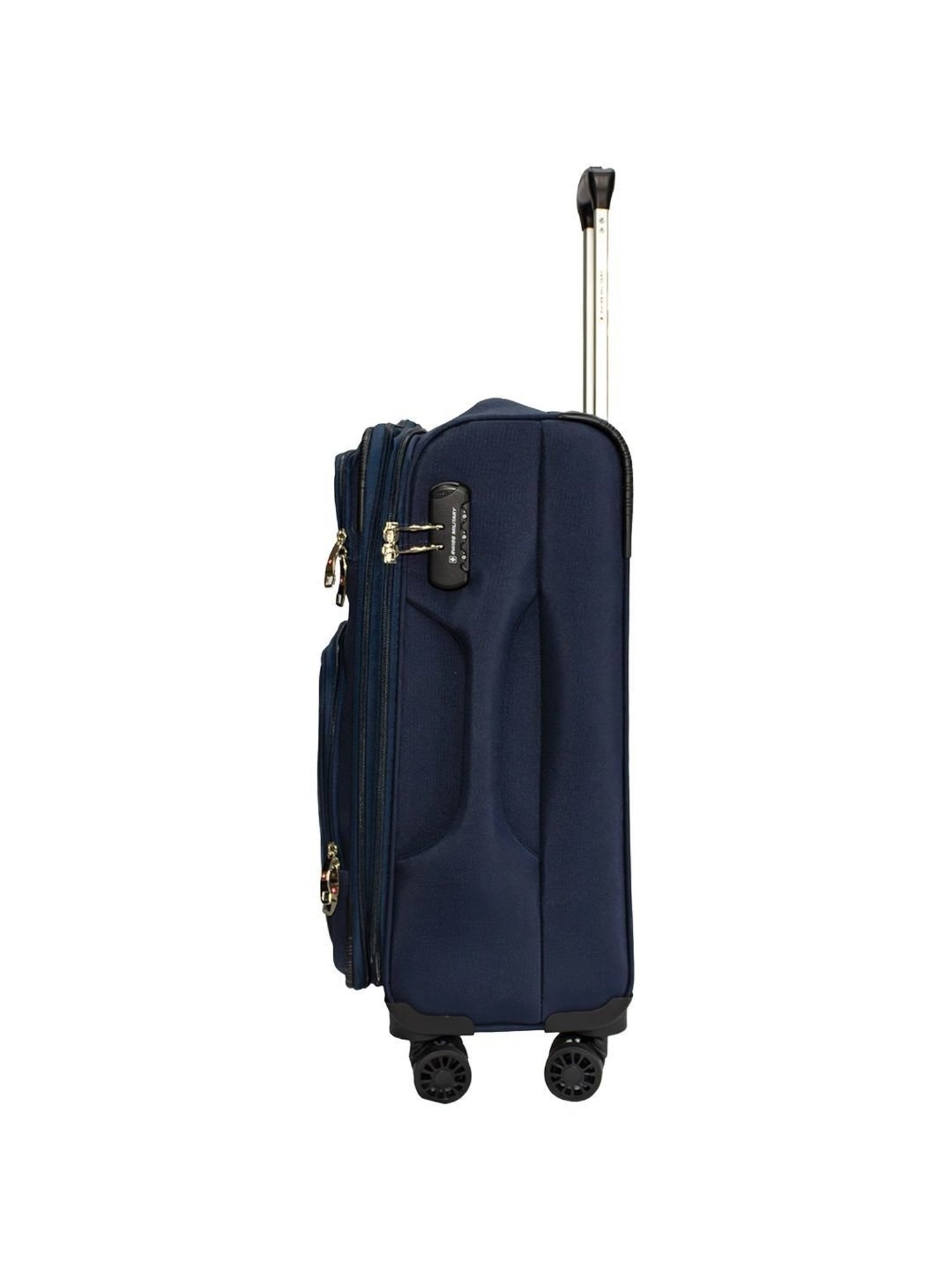 Swiss Military Navy 8 Wheels Medium Check-in Luggage