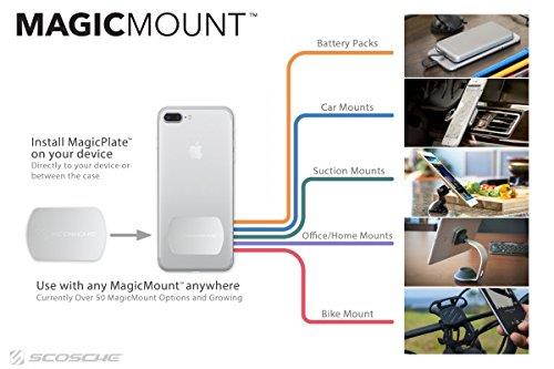SCOSCHE MPRNDRK-SP MagicPlate PopSocket Compatible Metal Plates use Any MagicMount MagicMount Pro Mount
