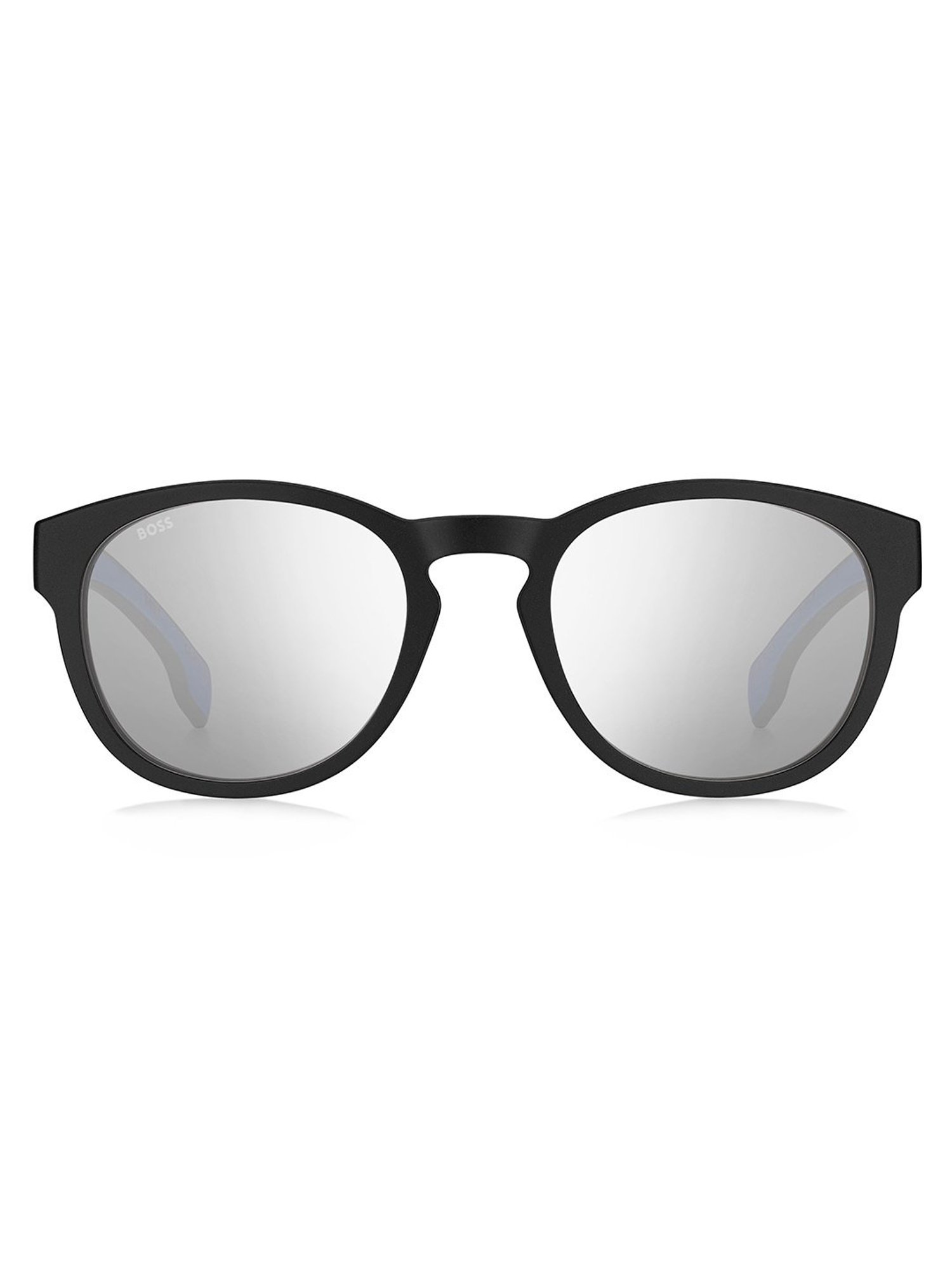 Hugo Boss White Round Sunglasses for Men