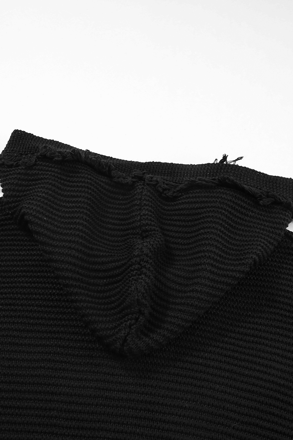 Yellow Drop Shoulder Henley Pullover Sweater With Slits