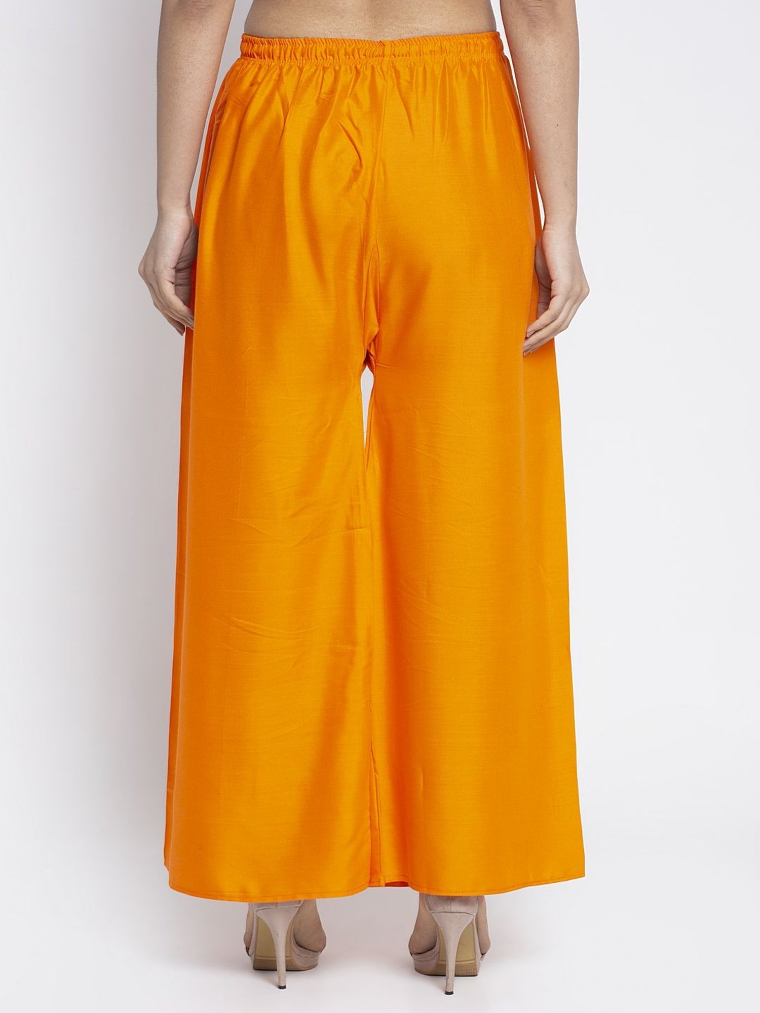 Gracit Multicolor Flared Fit Rayon Palazzos