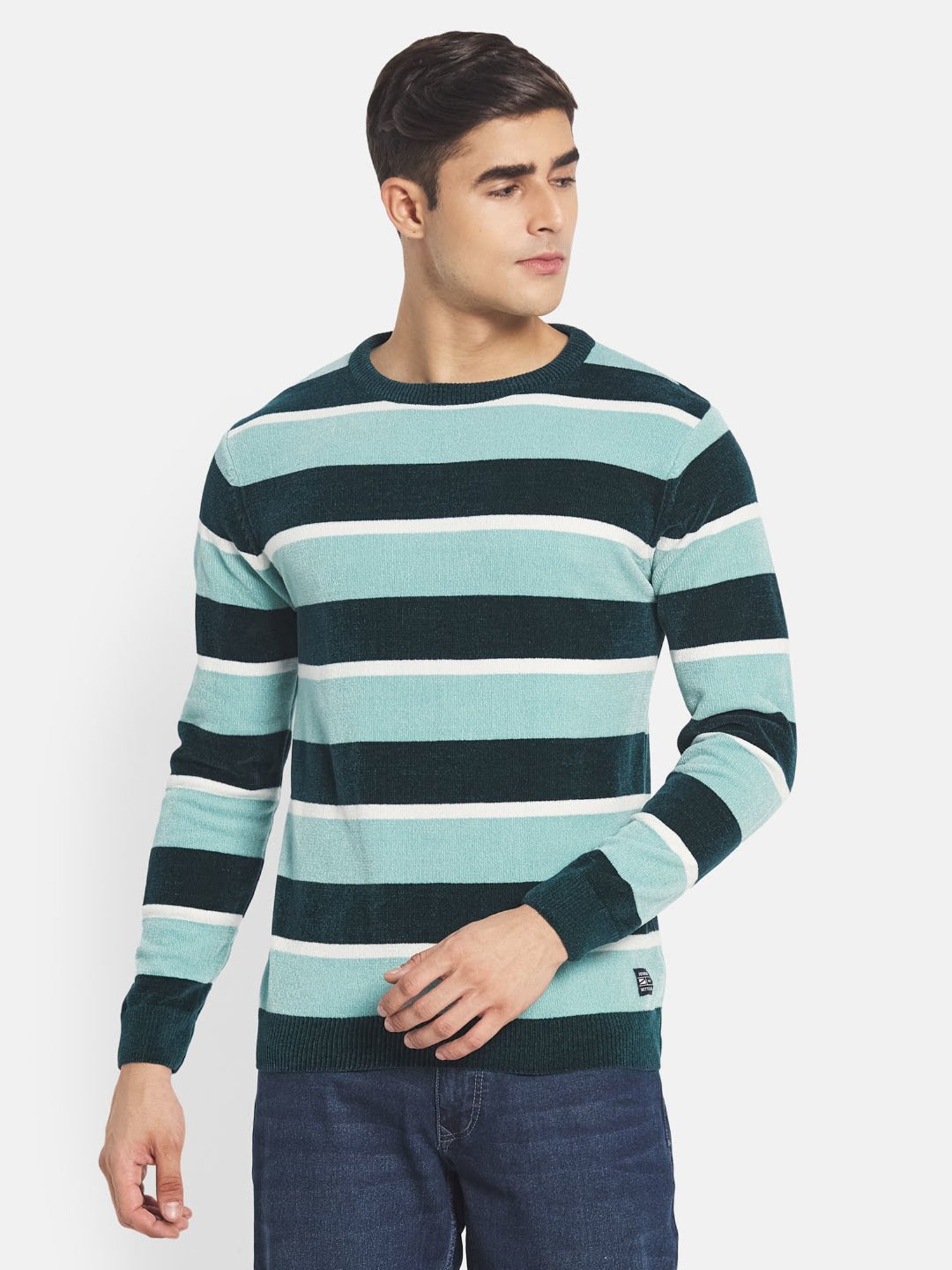 METTLE Multicolor Regular Fit Sweater