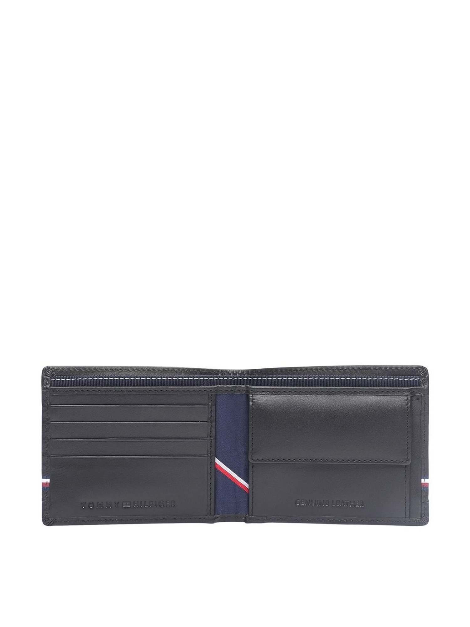 THE HOLISTIK Revival Black & Maroon Casual Leather Bi-Fold Wallet for Men
