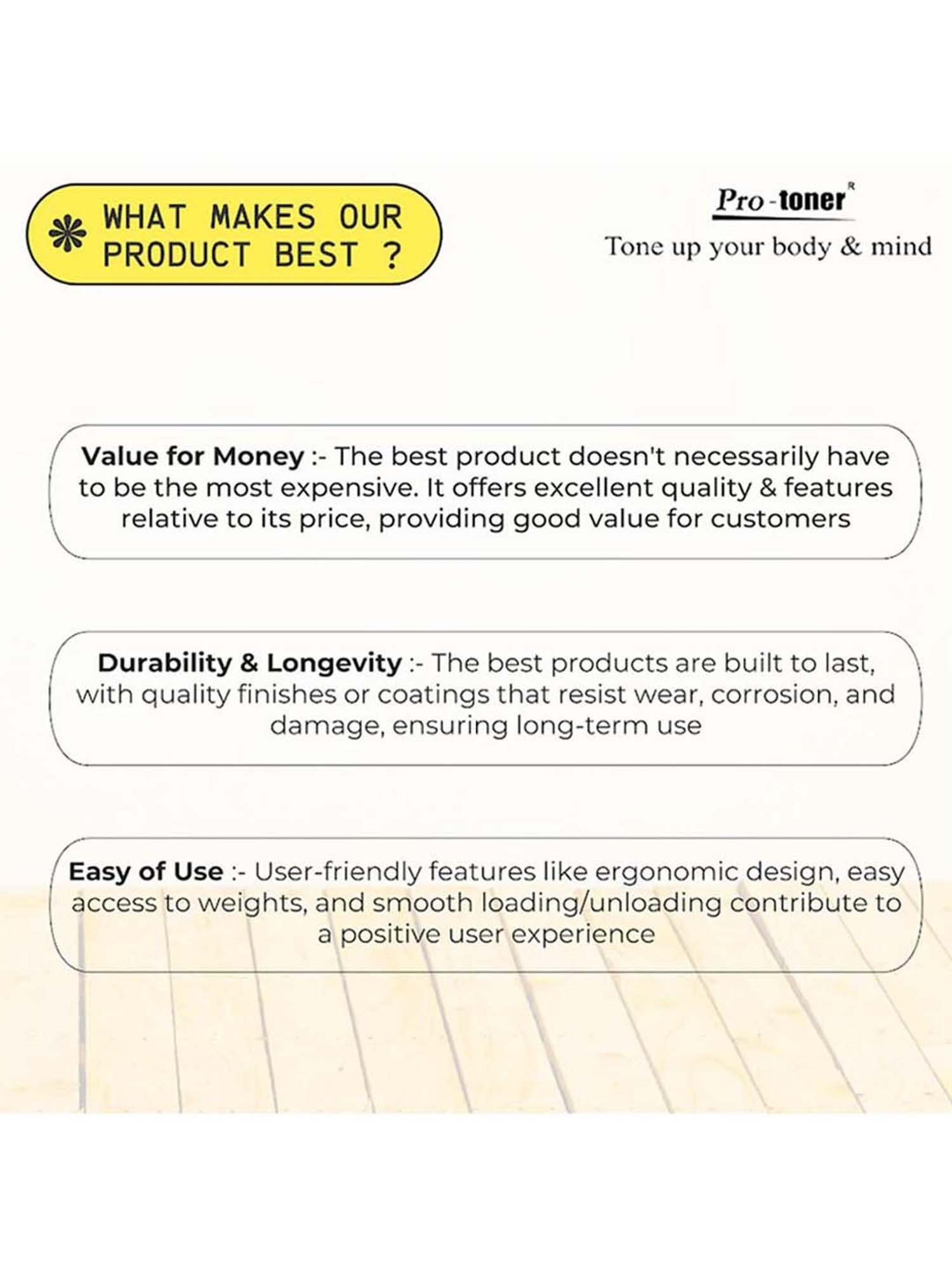 Protoner 2 in 1 Multipurpose Weight Rack (Yellow) Size - 112x20x10