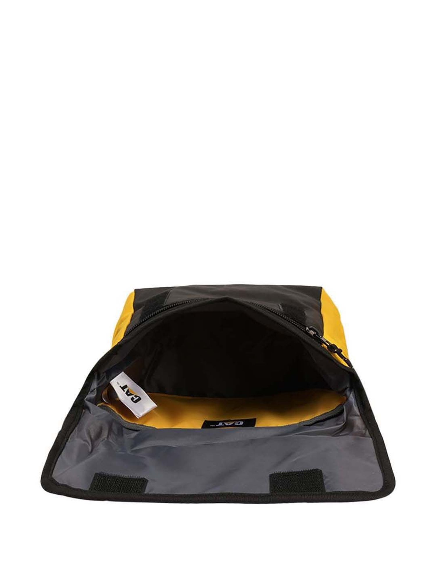 CAT Detroit Black & Yellow Medium Messenger Bag