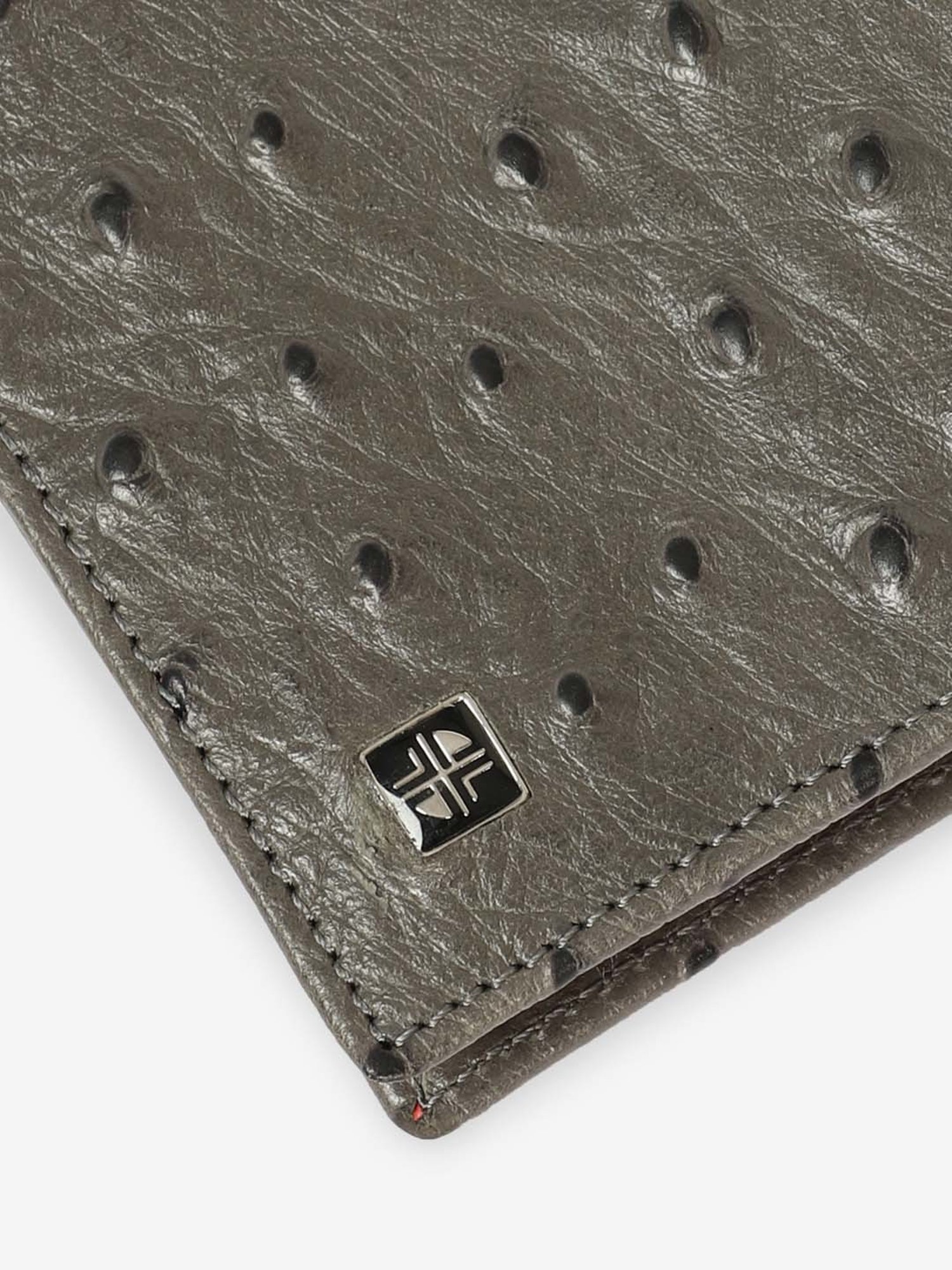 Carlton London Grey Casual Leather Money Clip For Men