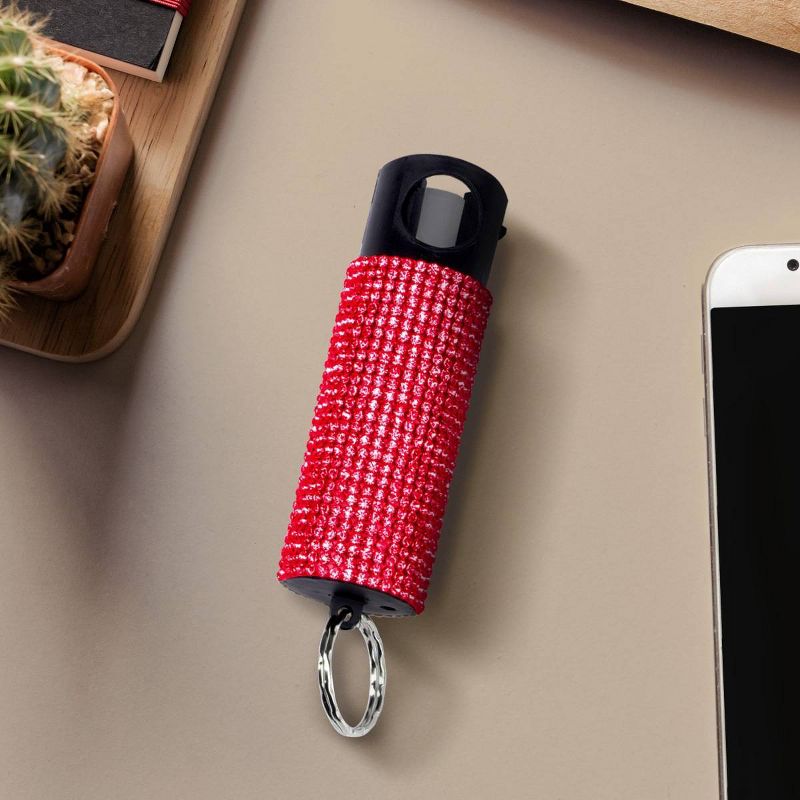 Guard Dog Security Bling it on Pepper Spray Red