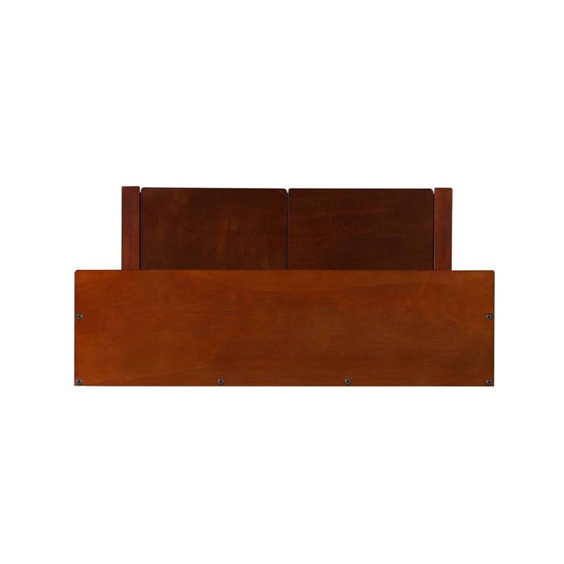 Misson Hall Tree with Storage Bench Walnut - Linon