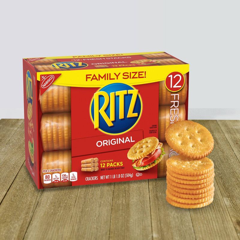 Ritz Original Crackers - Fresh Stacks, Family Size - 17.8oz
