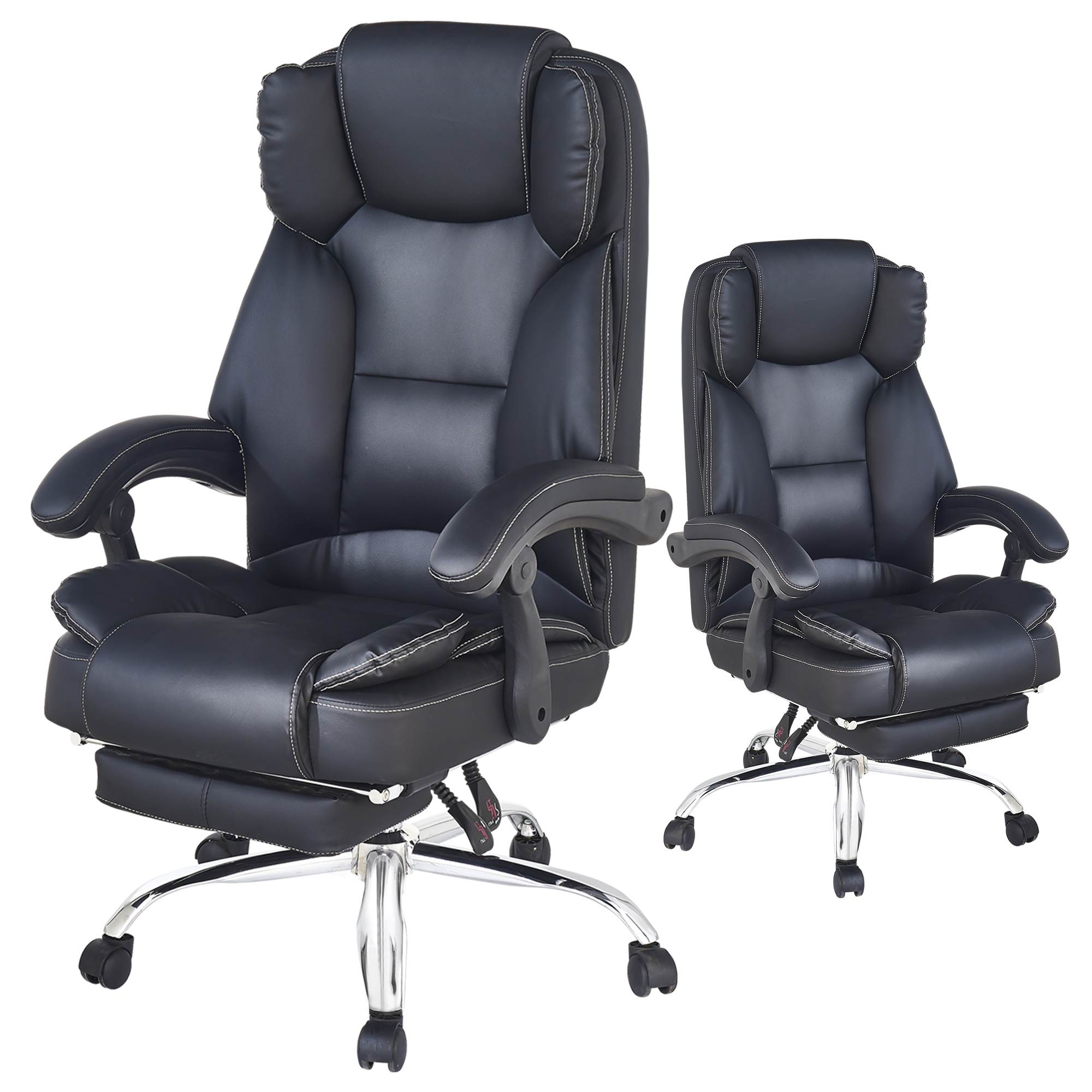 Ergonomic Executive Office Swivel Chair, Gaming Chair, Computer Chair, high Back, Adjustable Height and Angle Office Chair with Footrest - Executive Computer Chair