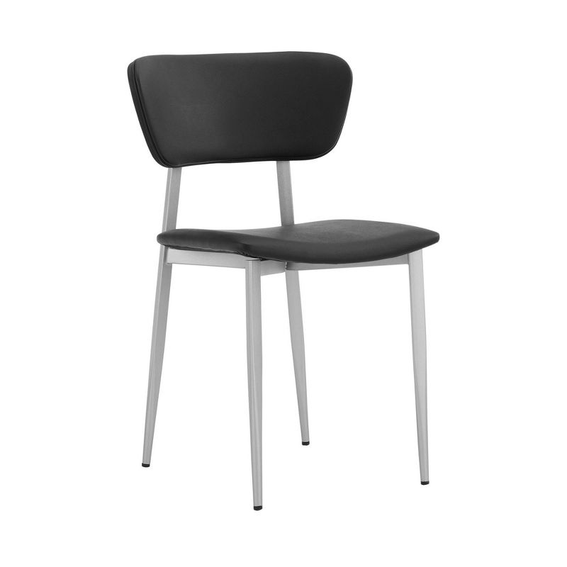 5pc Otello and Tori Rectangular Dining Set Black - Armen Living