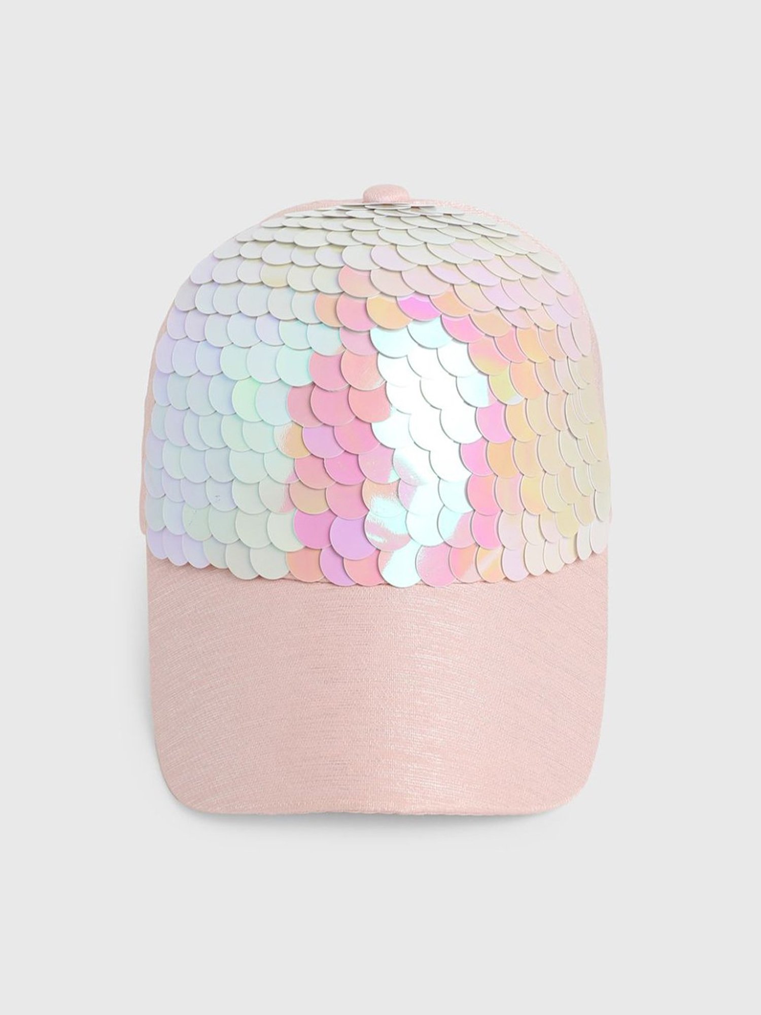 HauteSauce Pink Embellished Baseball Cap