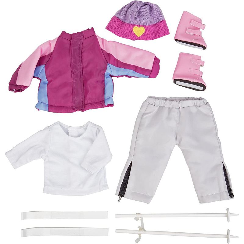 Dress Along Dolly Skiing Winter Outfit for American Girl Doll