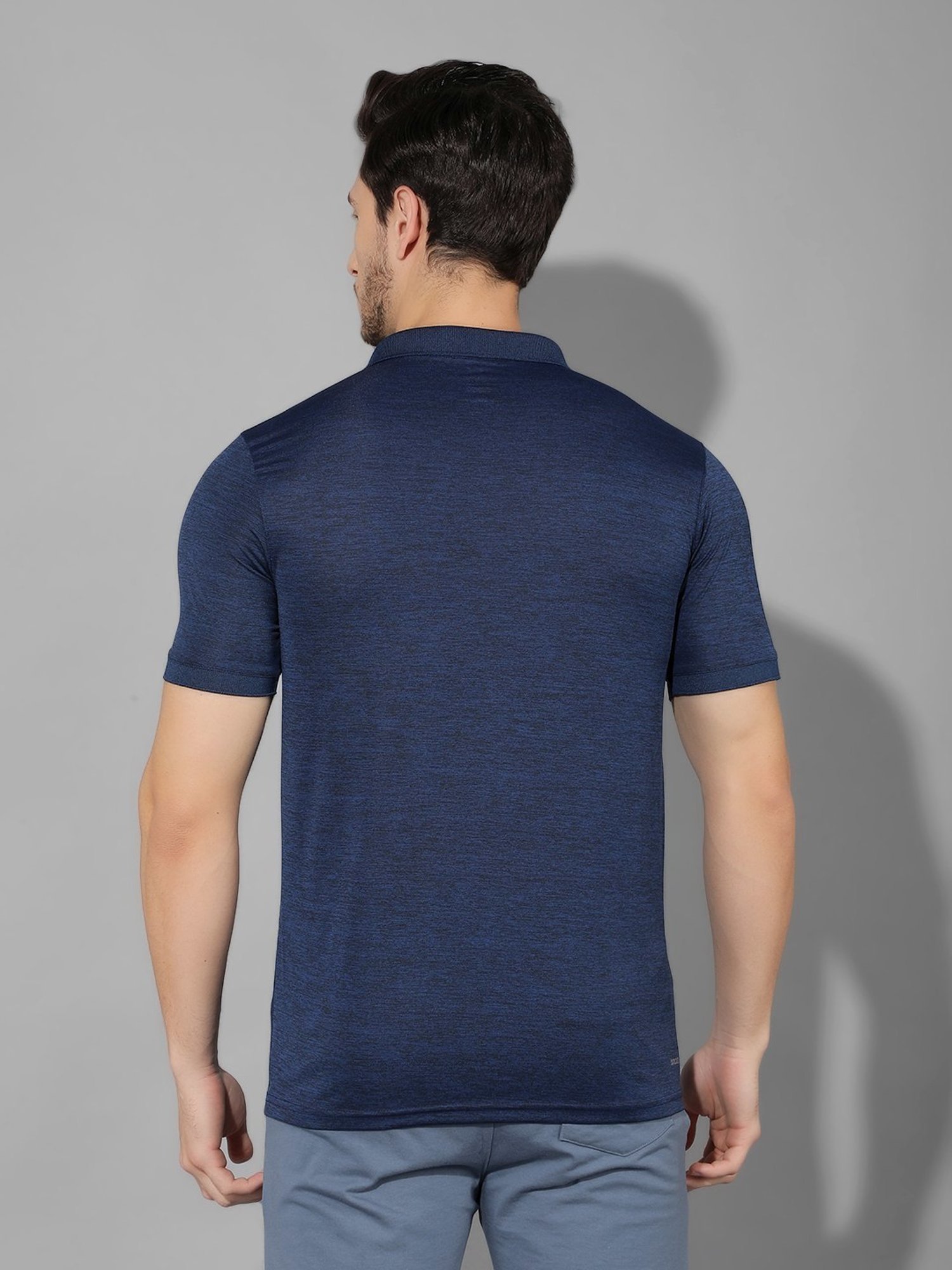 Force NXT Indigo & Navy Regular Fit Sports Polo - Pack Of 2