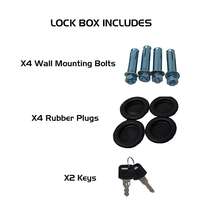 Heavy Duty 15" x 15" x 5" DVR/PC Security Lock box 16 gauge with Exhaust Fan (15x15x5, Black)