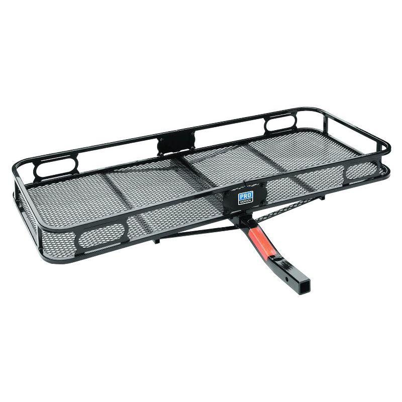 Pro Series 63152 Rambler Universal Trailer Mount Hitch Cargo Carrier for 2 Inch Receivers, 500 Pound Capacity, Black