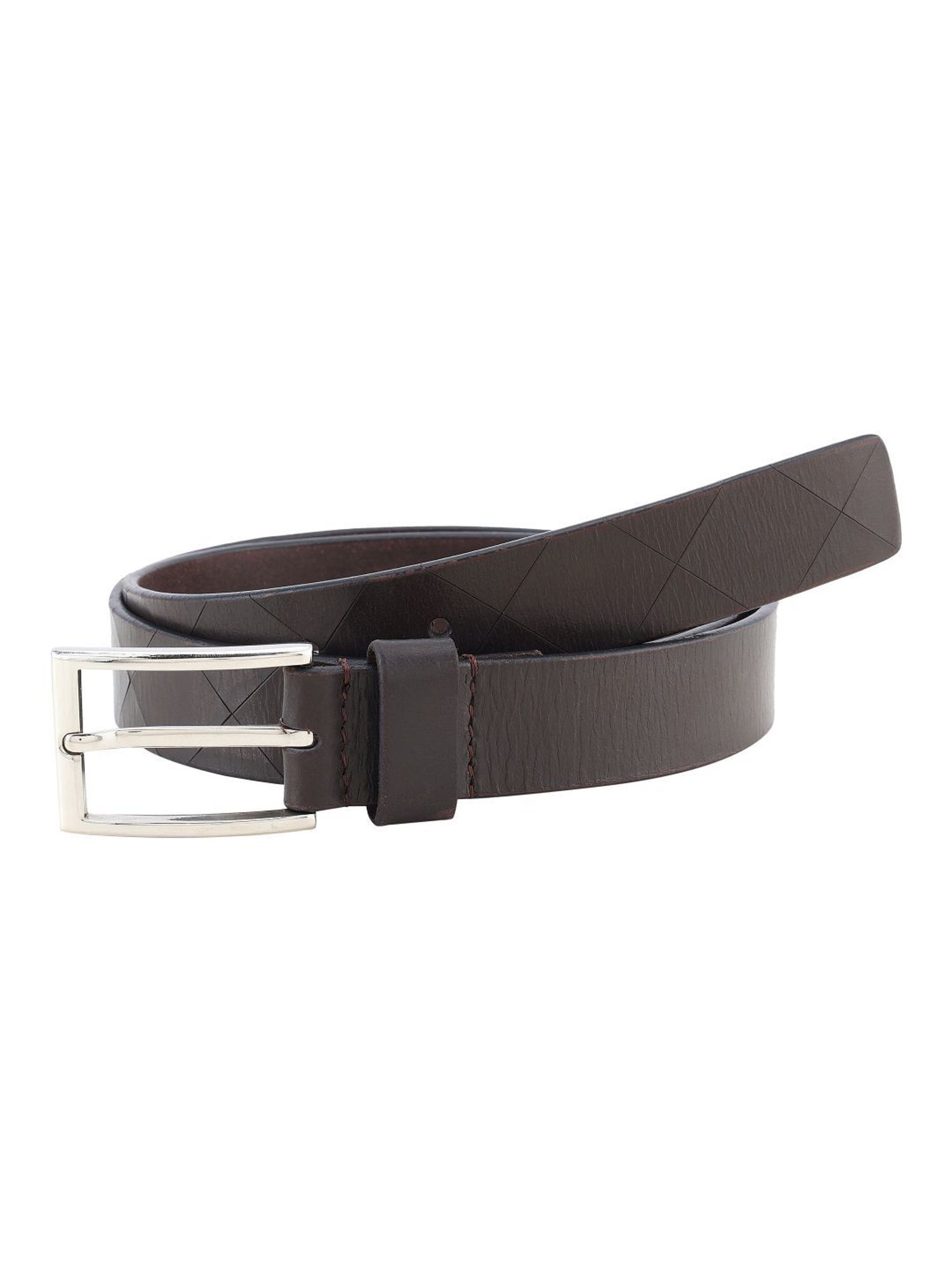 Hidesign Mariko Brown Solid Leather Narrow Belt