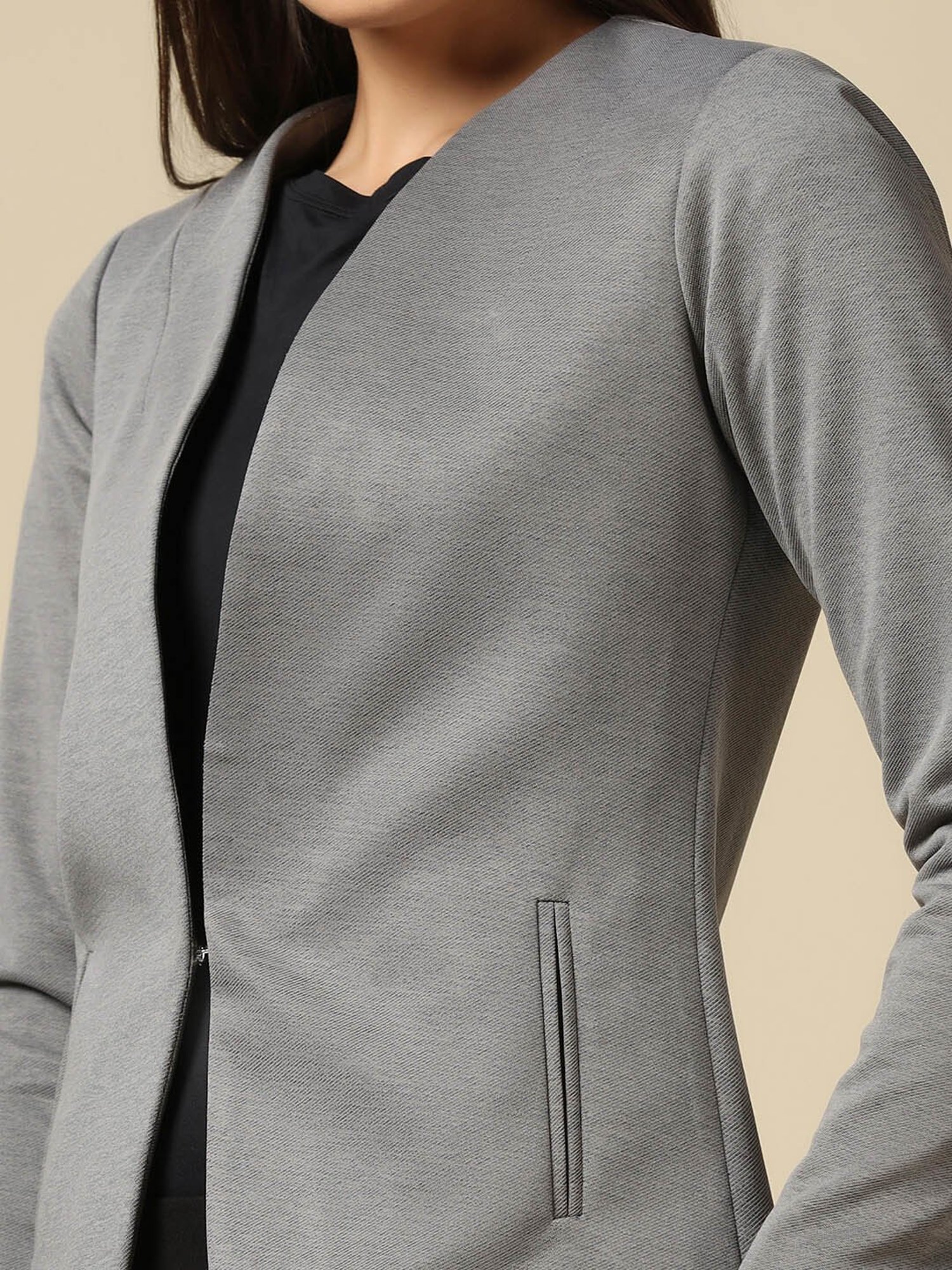 TAHVO Grey Blazer