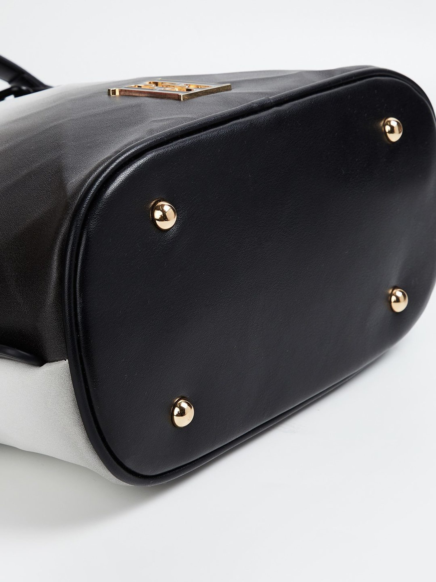 Elle Black Textured Hobo Bag