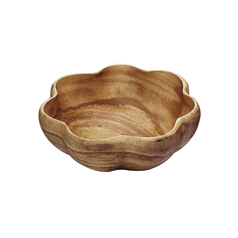 Pacific Merchants Acaciaware 10 Inch Round Flared Bowl