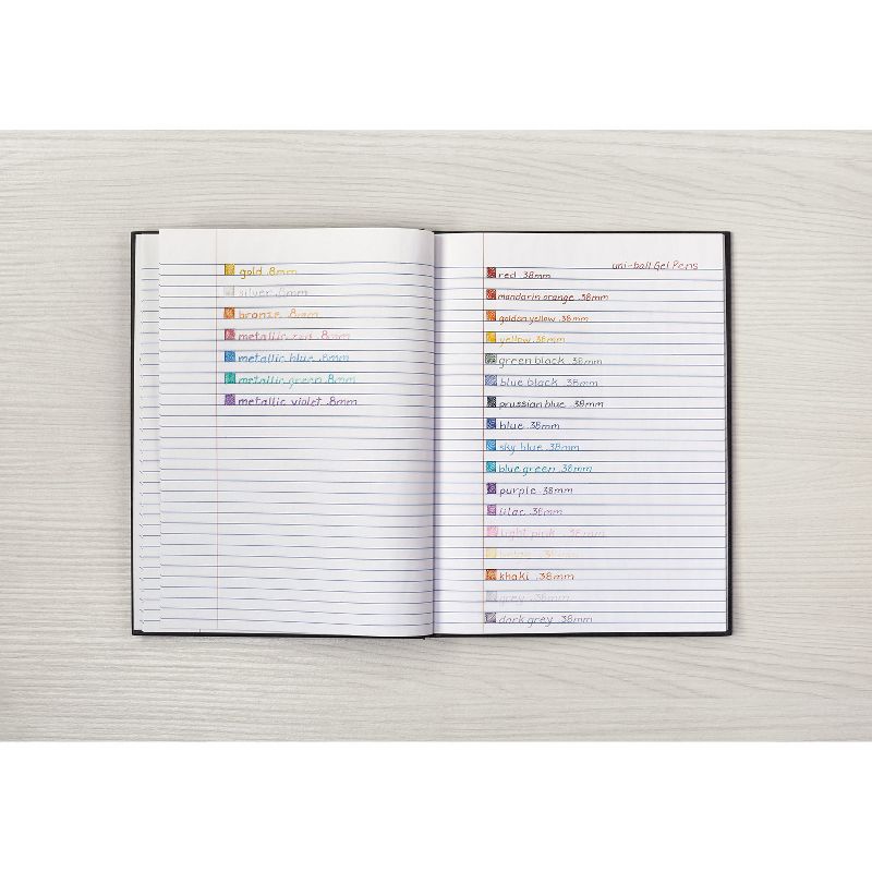 uni-ball Stick Gel Pen, 17 Micro; 7 Med, Assorted Ink 2004056