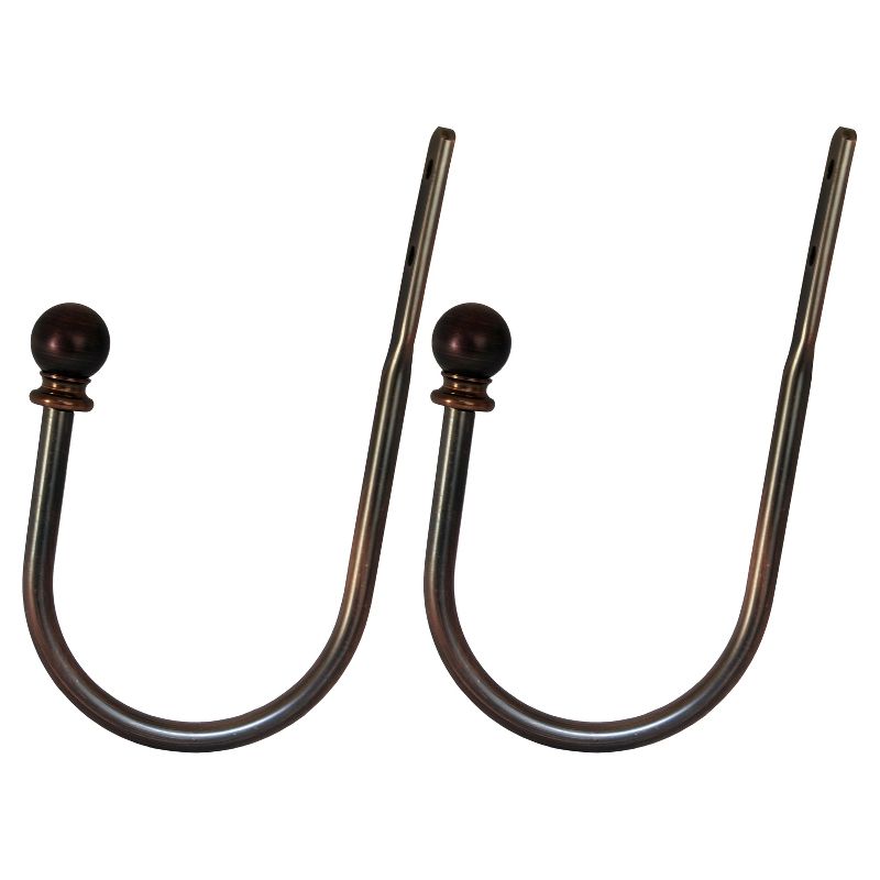 Set of 2 7" Drapery Holdback Bronze - Versailles Home Fashions
