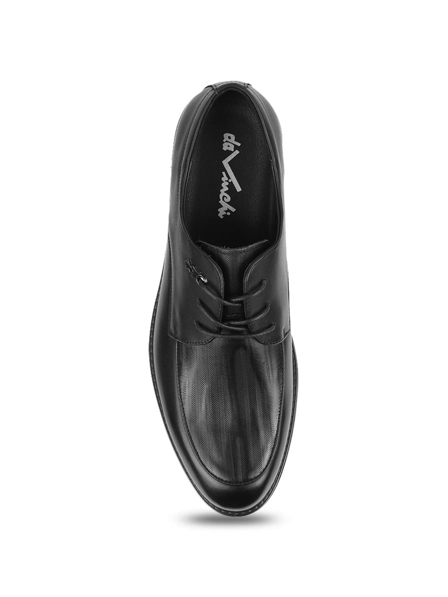 Da Vinchi by Metro Men's Black Shoe Lace-up