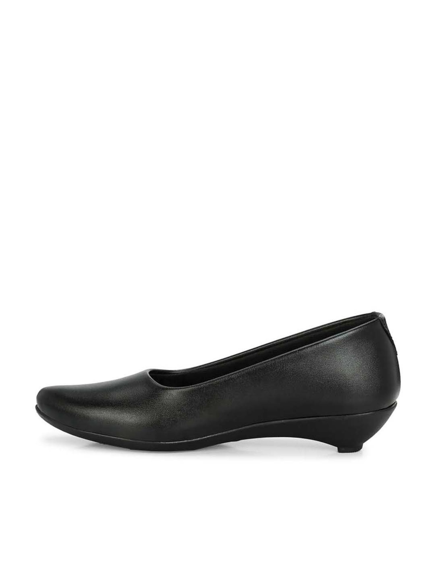 Eego Italy Women's Black Wedge Pumps