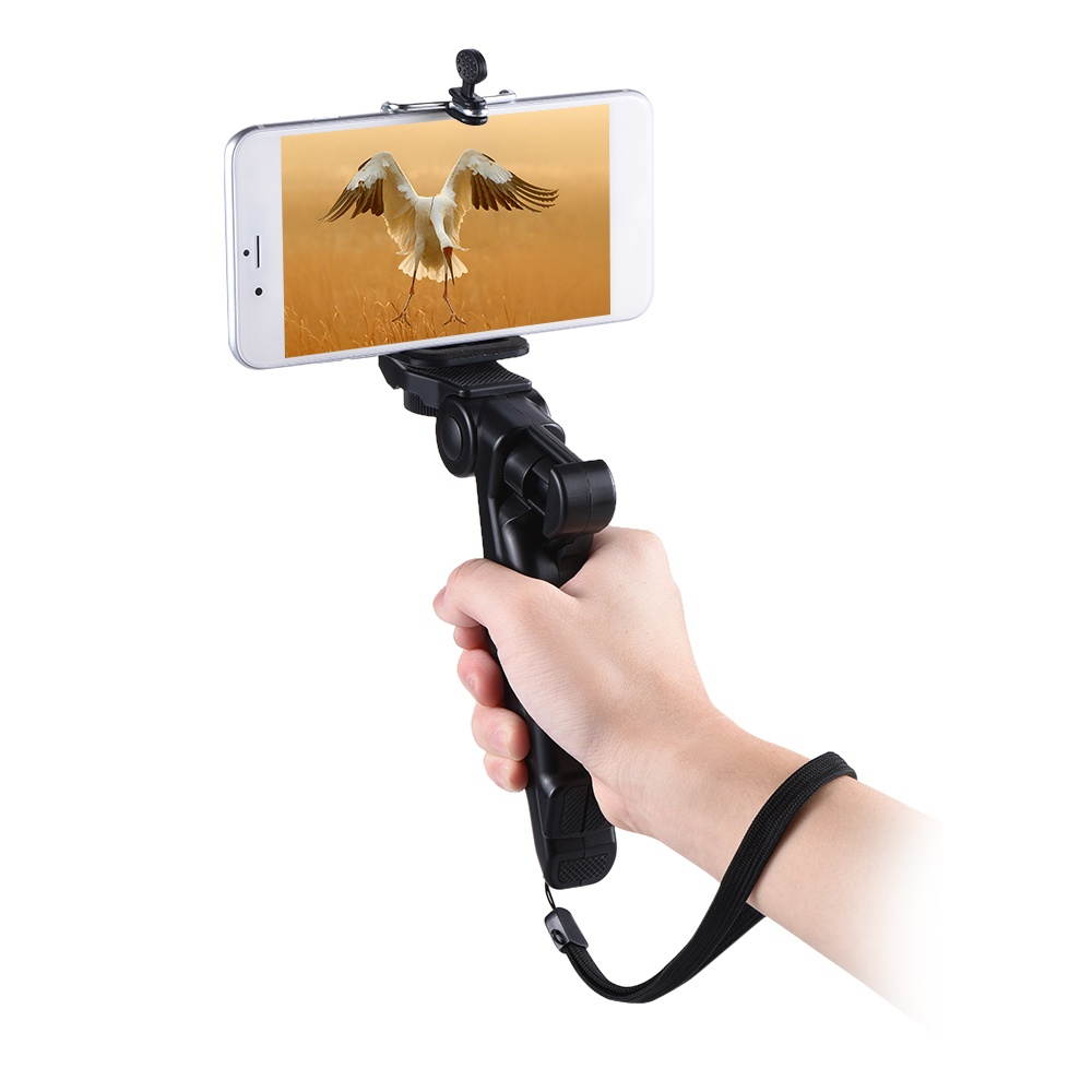 Mini Tripod Stand Support Holder Hand Grip Stabilizer with Smartphone Clip Bracket for iPhone 7 Plus/7/6/6  Plus/6s/ for Samsung Galaxy S7/S6