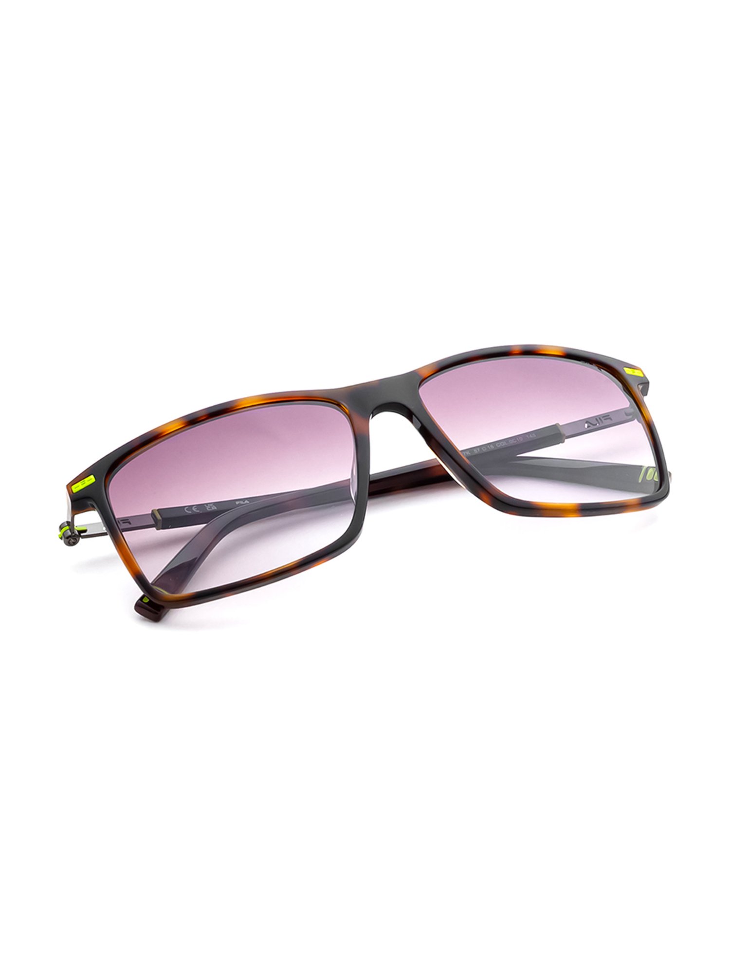 Fila Burgundy Square UV Protection Sunglasses for Men