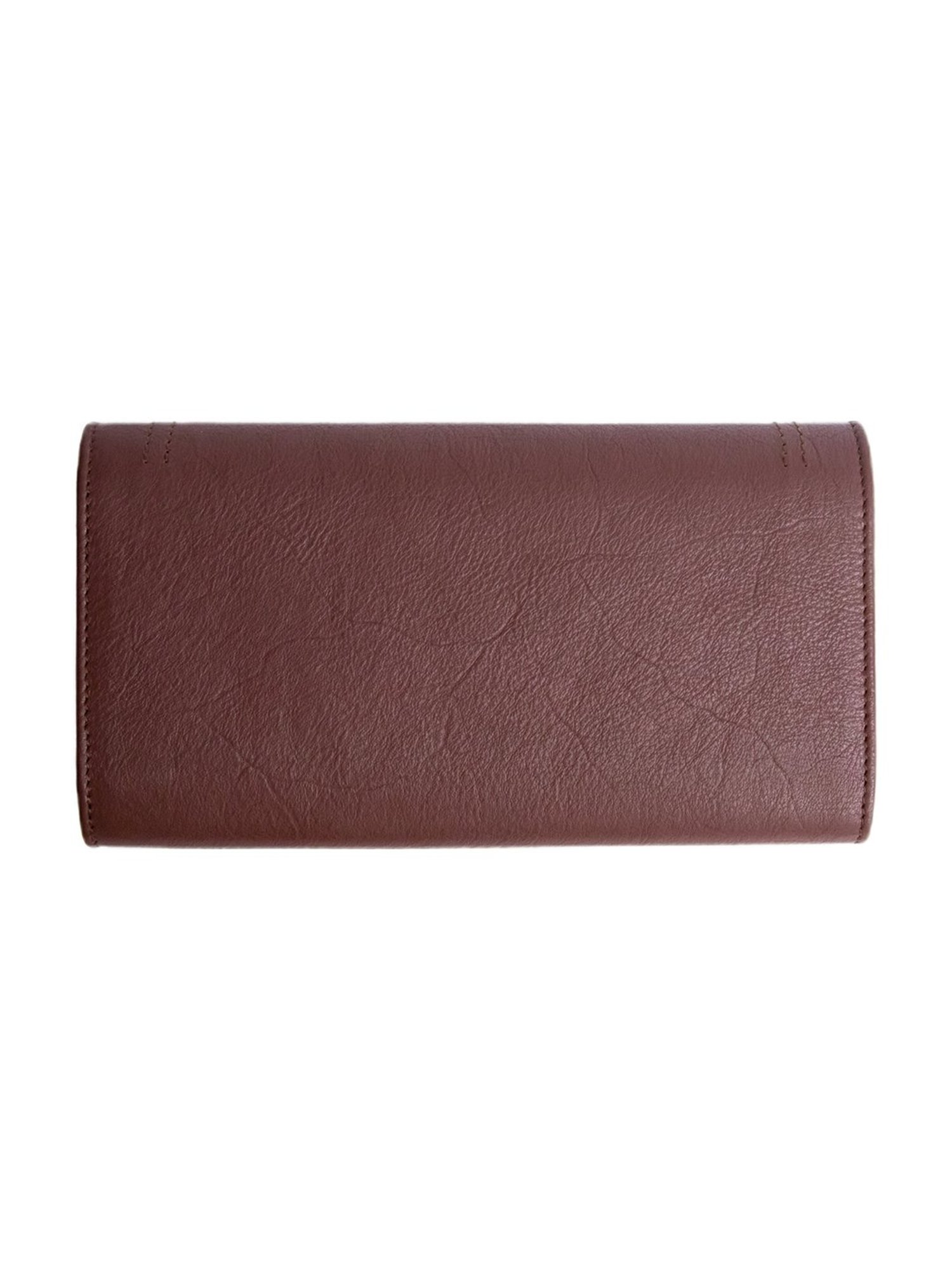 James Aston Gloria Cognac Spanish Leather Clutch