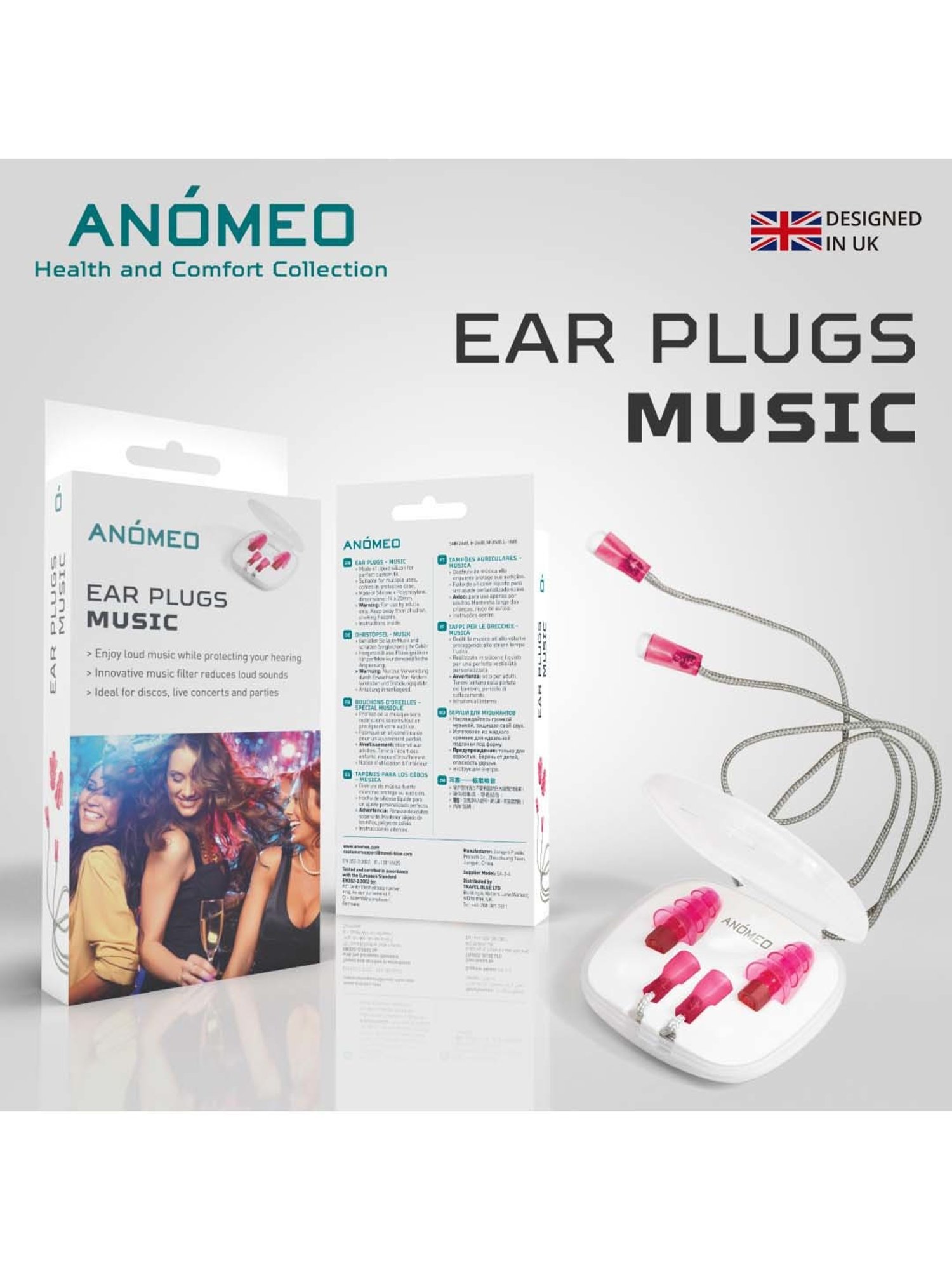 Anomeo Pink Ear Plug