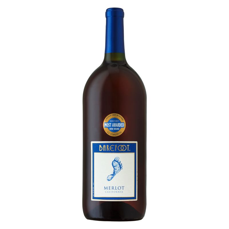 Barefoot Merlot Red Wine - 1.5L Bottle