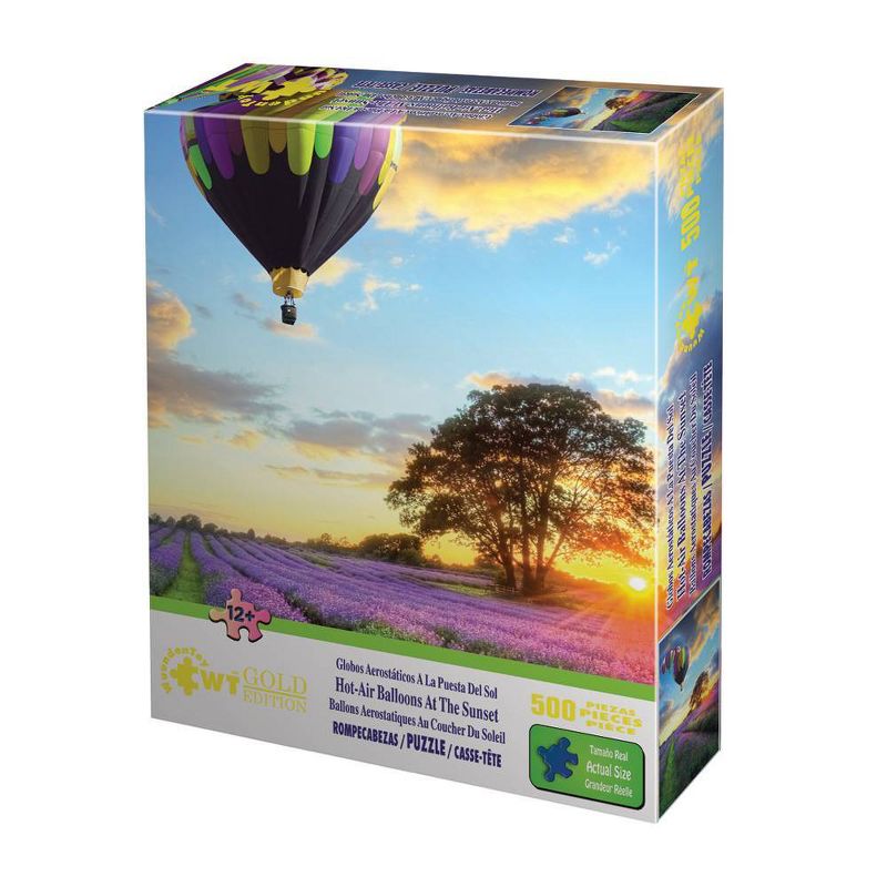 Wuundentoy Gold Edition: Hot Air Balloons at Sunset Jigsaw Puzzle - 500pc