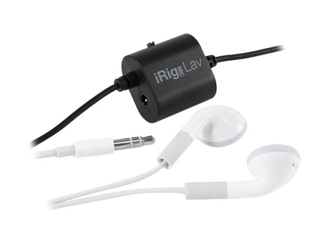 IK Multimedia iRig Mic Lav compact lavalier microphone for smartphones and tablets