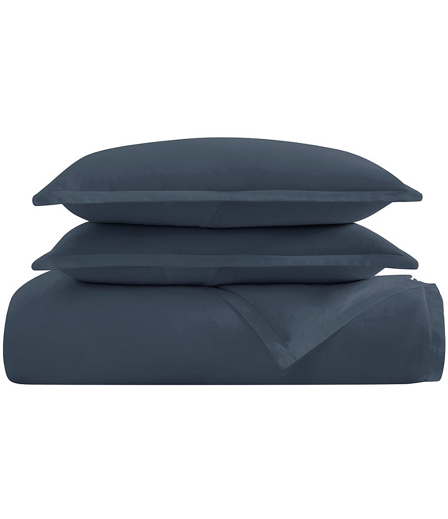 Charisma 310 Thread Count Cotton Classic Solid Duvet Cover Mini Set