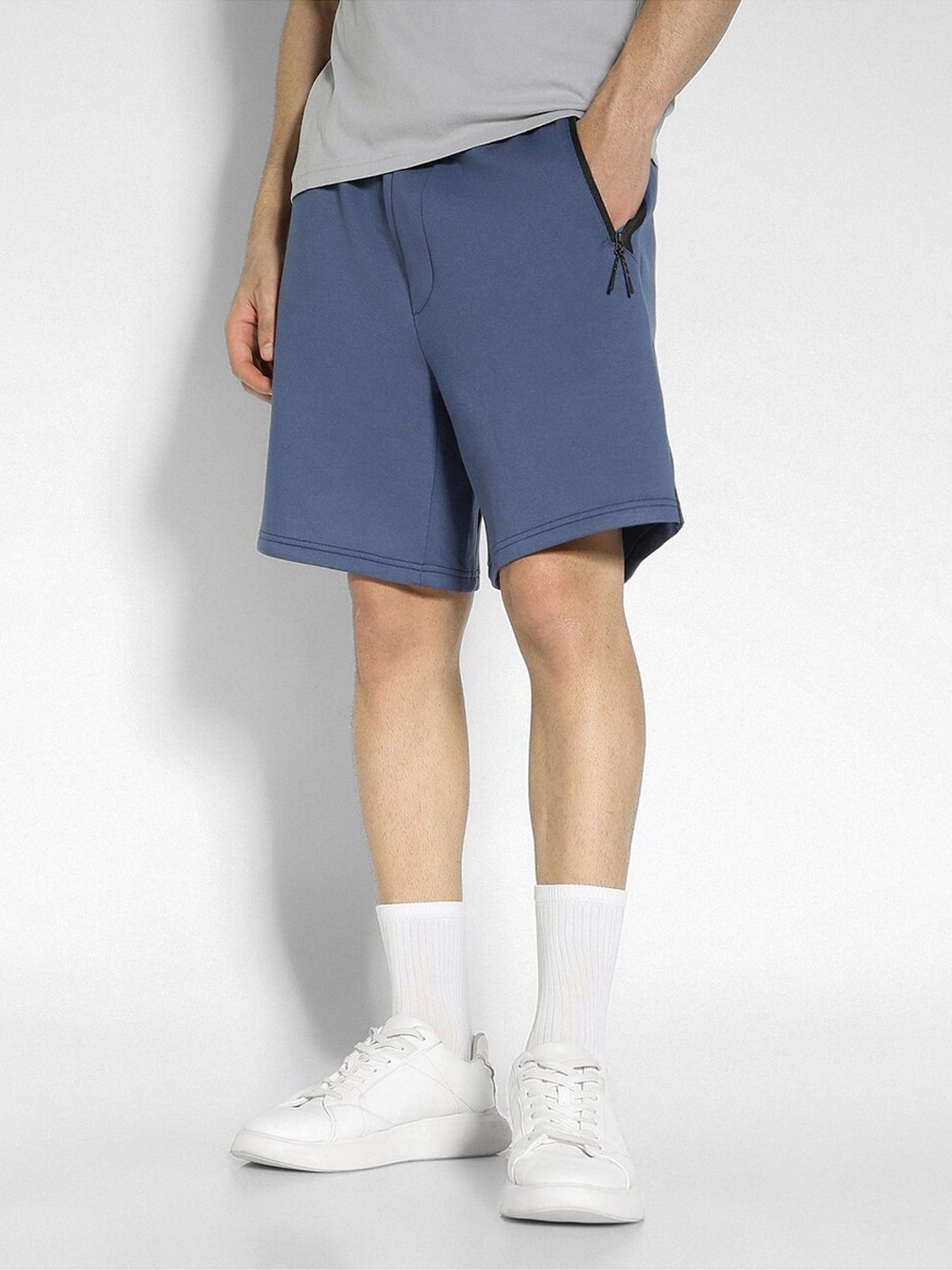 American Eagle Blue Regular Fit Shorts