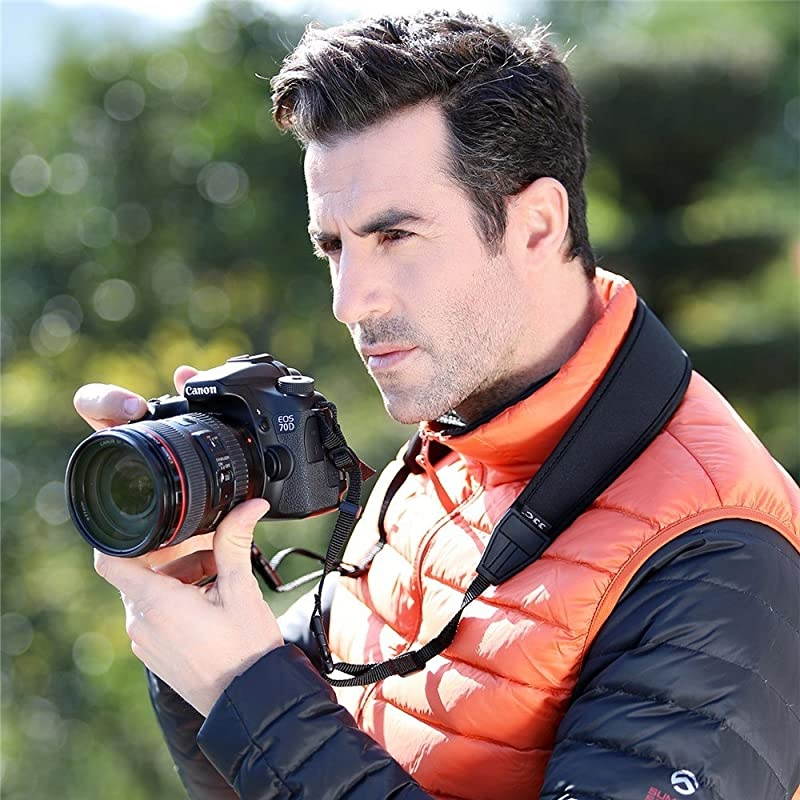 5 Adjustable Camera Neck Strap Shoulder Strap for Sony a9 a7 a6500 a6300 a6000 Fujifilm XPro2 1 XT2 T1 T20 T10 Canon 7DM2 6DM2 5DM4M3 77D 80D 77D 70D T7i T6s T6i Nikon D750 D7500 D5600 D3400