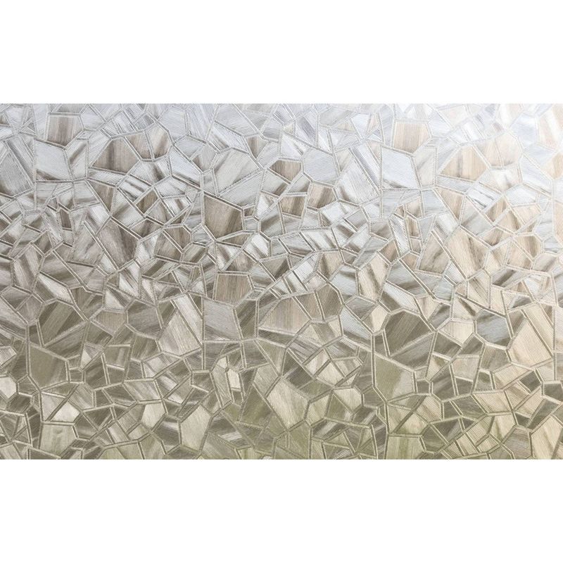 Brewster Mosaic Door Privacy Film Medium Clear