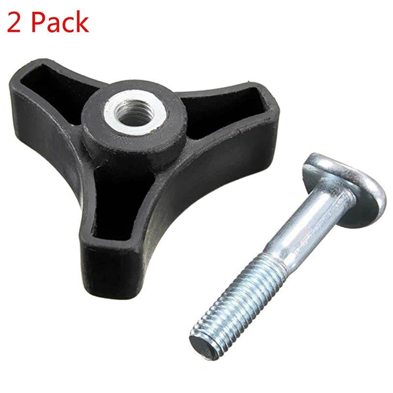 2 Pack Triangle Handle Knob Screw Bolt Fit for Honda Lawn MachineLawn Mower