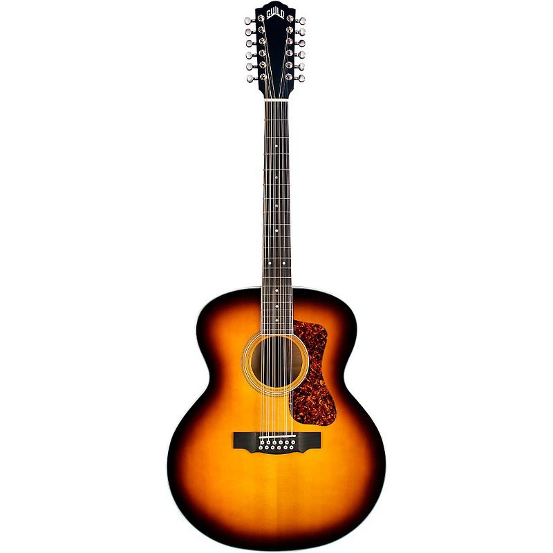 Guild F-2512E Deluxe Westerly Collection 12-String Jumbo Acoustic-Electric Guitar Antique Sunburst
