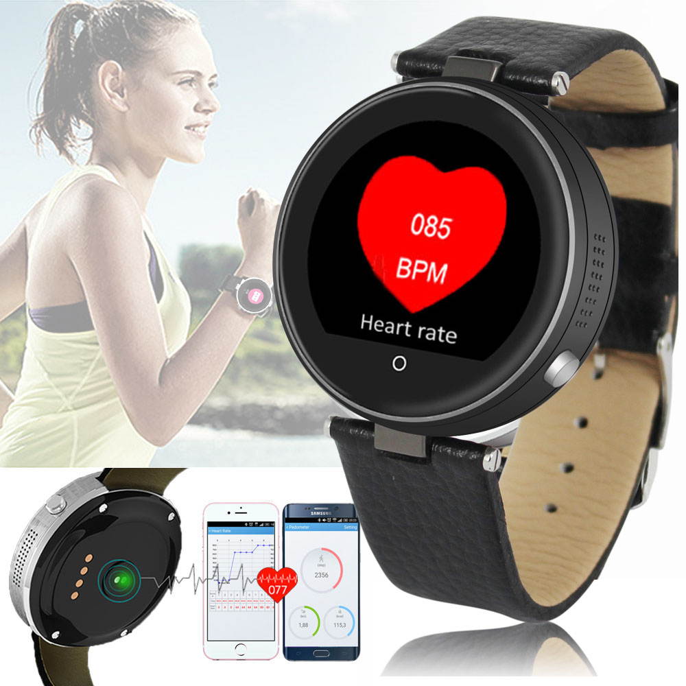 Indigi&reg; Bluetooth Smart Watch Metal Case For iOS iPhone 6s Android Galaxy S6 Edge Note 5