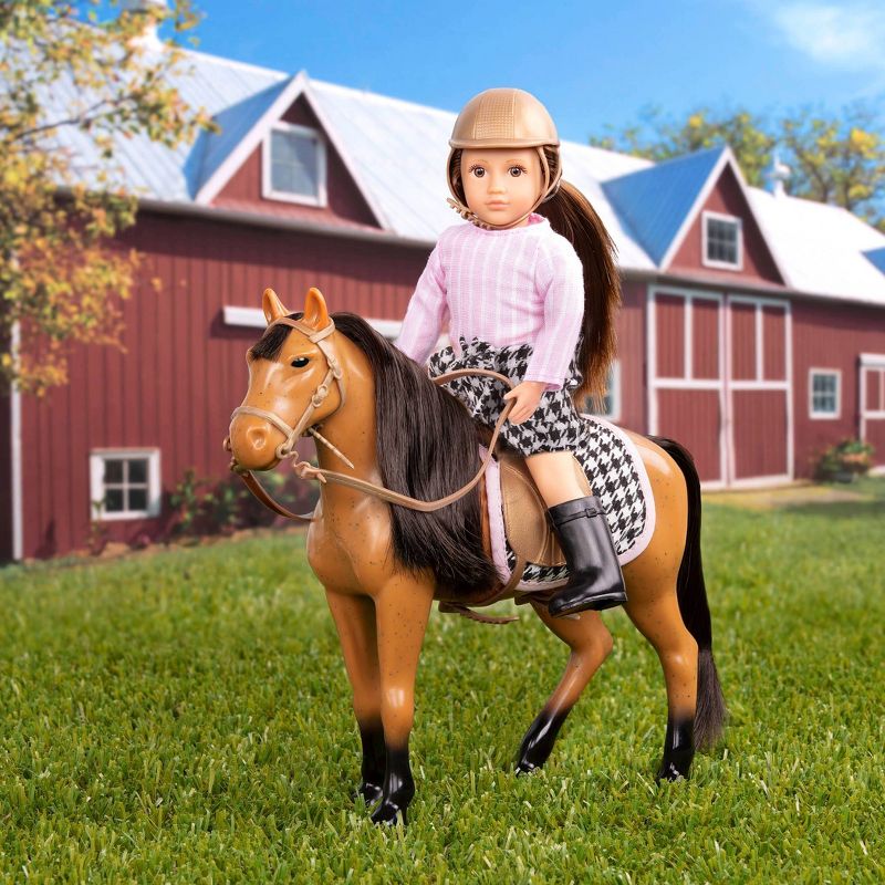 Lori Doll with Horse Celia & Cinnamon