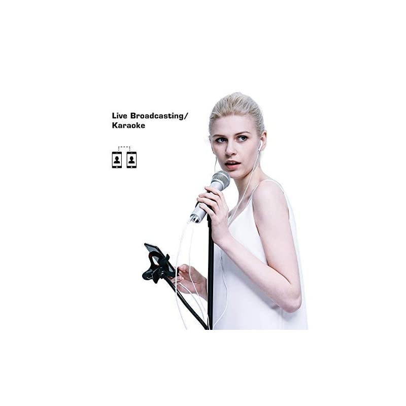 MA58 Handheld Cardioid Dynamic Vocal Microphone with ON/OFF Switch Cable Included (Silver)