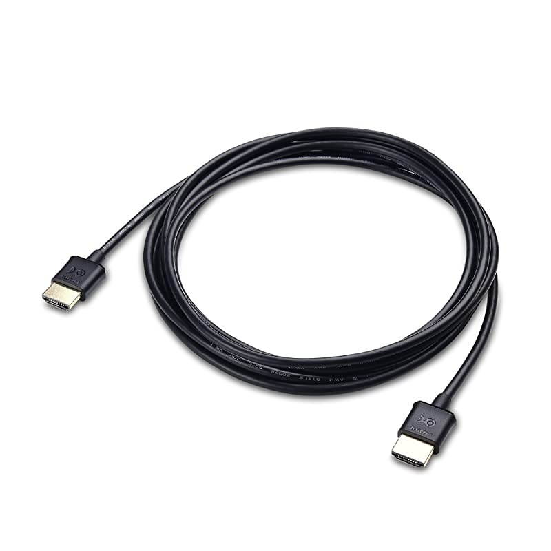 2Pack Ultra Thin HDMI Ultra Slim HDMI 4K Rated with Ethernet 10 Feet
