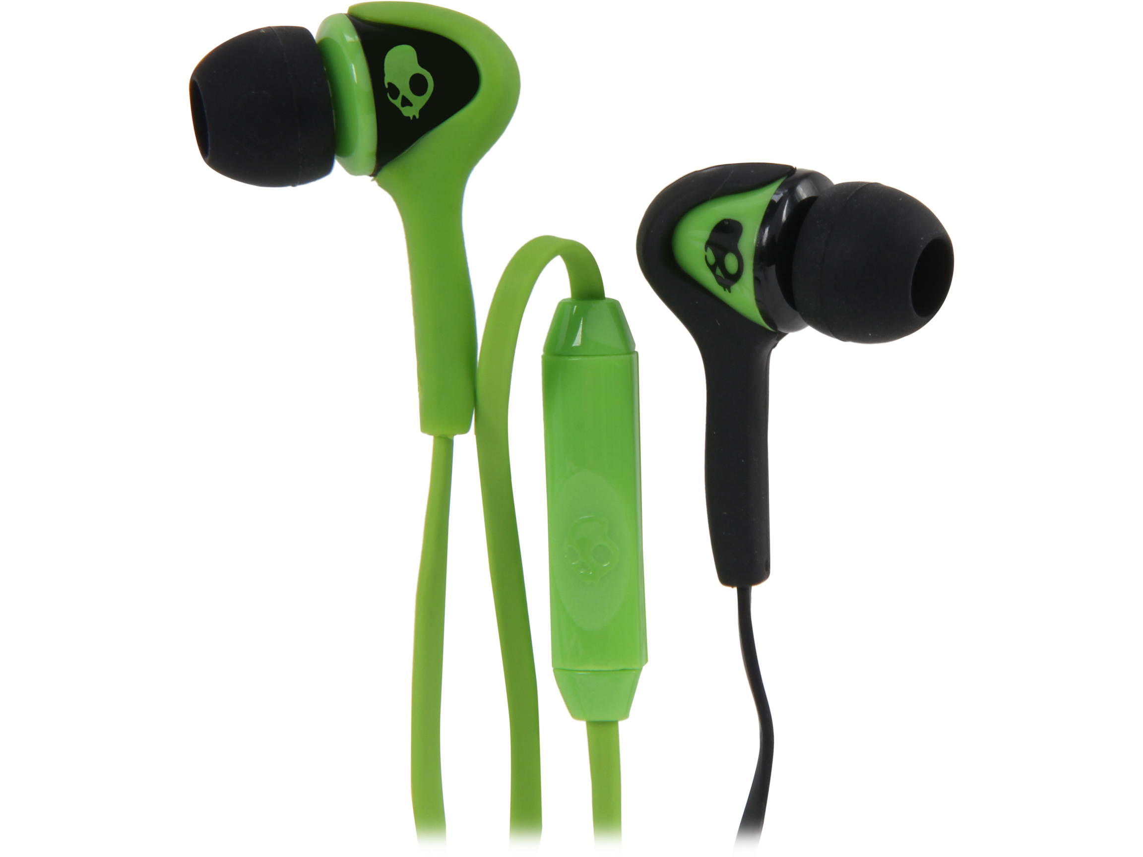 Skullcandy Black/ Lurker Green S2SBFY-129 Smokin' Buds w/Mic, Black/ Lurker Green