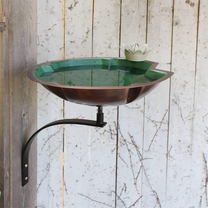 9" Classic II Birdbath with Tripod Stand Antique Copper - Achla Designs
